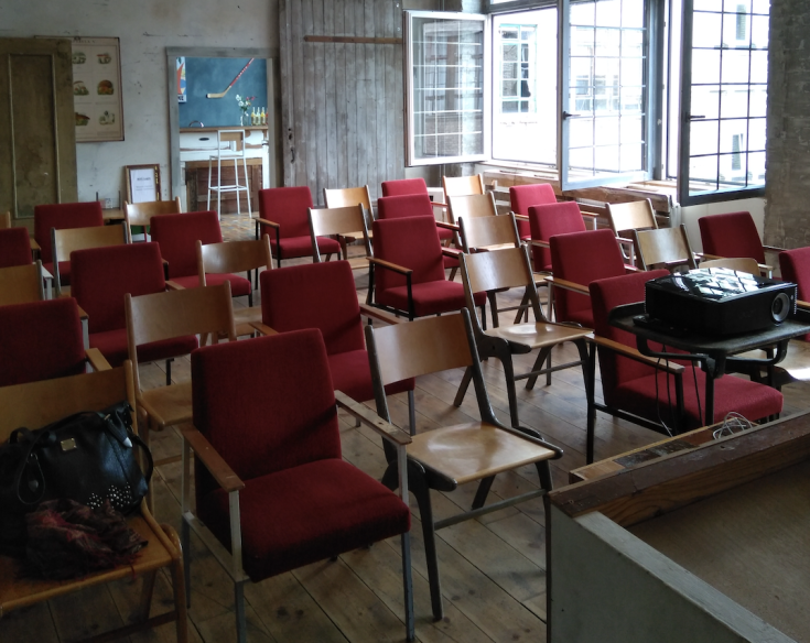 View of chairs in a room